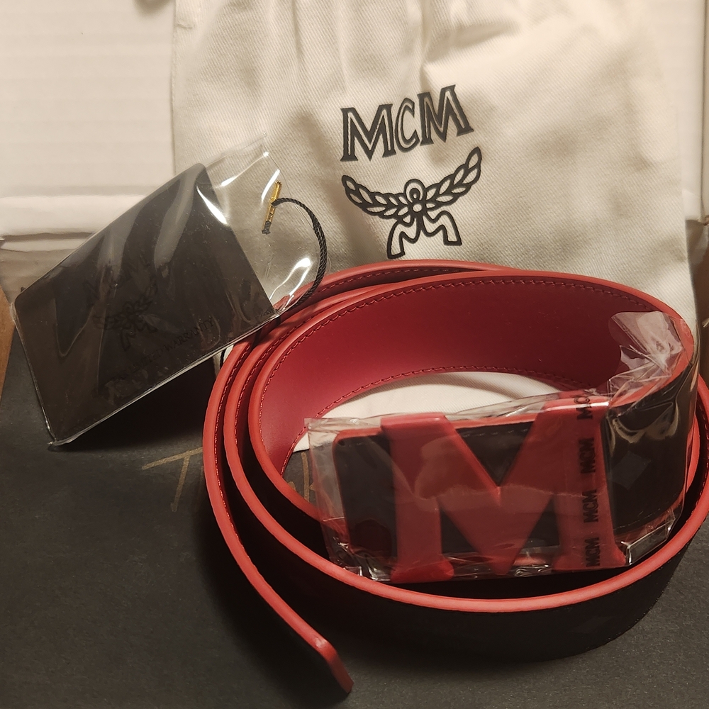 MCM Black and Red Belt